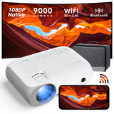 Projector with WiFi and Bluetooth - 400ANSI Lumen Portable Projector 4K Support, YOTON Y7 Phone Projector Native 1080P, Home Theater Movie Projector Compatible with iOS/Android/USB/TV Stick/PS4