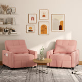 Asofer Sofa Bed Chair, 3 in 1 Convertible Futon Couch, Adjustable Backrest, Breathable and easy to clean, Pink