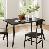 Asofer Dining Table Set for 4, Small Kitchen Table Chairs Set of 4, Space Saving, Grey