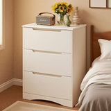 Asofer 3 Drawer Dresser, Wood Chest Drawers for Bedroom, Living Room, Drawers Dresser Bedside Nightstand