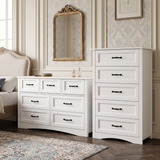 Asofer Bedroom furniture Sets, Includes 5 Drawer Dresser & 7 Drawer Dresser for Master Bedroom