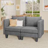 Modular Sectional Sofa with Free Combination Sectional Couch for Living Room - Dark Grey