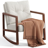 Single Rocking Chair - Brown