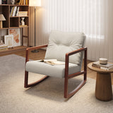 Single Rocking Chair - Brown