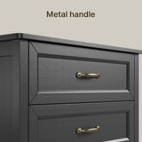 Asofer 5-Drawer Dresser for Bedroom, Modern Wood Chest with Metal Handle for Bedroom, Living Room (Copy) (Copy)