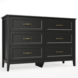 Asofer 6-Drawer Dresser for Bedroom, Modern Wood Double Chest for Bedroom, Living Room (Copy) (Copy)