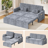 Modular Sectional Sofa, Customizable L-Shape, Tool-Free Assembly, 1000lbs Capacity, Easy-Clean Linen, Gray