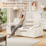 Modular Sectional Sofa, Customizable L-Shape, Tool-Free Assembly, 1000lbs Capacity, Easy-Clean Linen, Beige