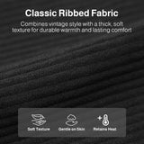 Noelse 78.7" Sofa Bed, Folding Convertible Sleeper Futon Couch, Floor Mattress Sofa for Small Spaces, No Assembly, Black (2 Pillows Included)