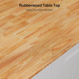 Kitchen Island with Storage, Mobile  Kitchen Pantry Storage Cabinet with Drop Leaf，Door and Shelves for  Kitchen,Dining Room and Bathroom - White