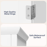 Over The Toilet Storage Cabinet,Asofer Bathroom Space Saver Organizer with Adjustable Shelf and Doors，White