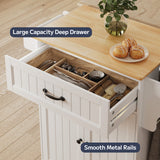 Asofer 7-piece Dining Furniture Sets, Dining Table Set for 4 and Kitchen Island Cart with Storage & Adjustable Shelf For Home and Kitchen
