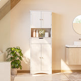 Asofer 67" Bathroom Storage Cabinet with Doors & Shelves & Drawer, Wooden Pantry Cabinet for Living Room, Dining Room