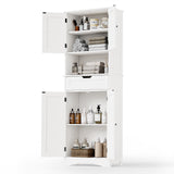 Asofer 67" Bathroom Storage Cabinet with Doors & Shelves & Drawer, Wooden Pantry Cabinet for Living Room, Dining Room