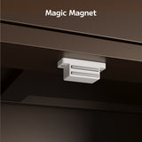 Asofer 71" Modern Pantry Storage Cabinet with Doors and Adjustable Shelves for Kitchen, Living Room, Dark Brown