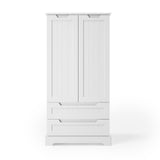 Asofer 47" Kitchen Pantry Cabinet, Storage Cabinet with Drawers, Buffet Cabinet with Storage for Dining Room, White