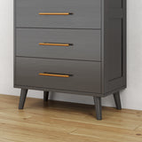 Asofer Bedroom Furniture Set, 5-Drawer Dresser & 6-Drawer Dresser, Black