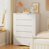 Asofer Bedroom furniture Sets, Includes 6 Drawer Dresser & 6 Drawer Dresser with Concealed Handle for Master Bedroom, White