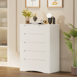 Asofer Bedroom furniture Sets, Includes 6 Drawer Dresser & 6 Drawer Dresser with Concealed Handle for Master Bedroom, White