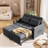 Asofer 3 in 1 Convertible Sofa Bed with Pull Out Bed for Bedroom, Living Room, Office, Apartment