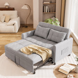 Asofer 3 in 1 Convertible Sofa Bed with Pull Out Bed for Bedroom, Living Room, Office, Apartment