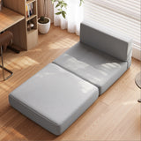 Asofer Sofa Bed & Futon Couch, Foldable Mattress for Living Room/Dorm/Guest Use/Home, Single, Dark Gray