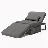 Asofer 4 in 1 Sofa Bed Chair with Pillow， Adjustable Backrest ，for Living Room Apartment Office