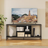 Asofer TV Stand for TVs Up to 65", Entertainment Center TV Console for Living Room, Black