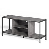 Asofer TV Stand for TVs Up to 65", Entertainment Center TV Console for Living Room, Gray