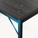 Asofer Dining Table Set for 4, 45.5" Modern Kitchen Dinette Set with 2 Bench for Dining Room, Black