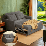 Convertible Sofa Bed, Lofka 3 in 1 Sleeper Sofa for Living Room, Dark Gray