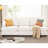 Furniture Sofa, Lofka Modern Sectional Couch with Storage and Soft Seat for Living Room/Small Space, Beige