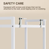 Asofer Over The Toilet Storage, 3-Tier Adjustable Bamboo Above Toilet Shelf, White