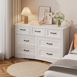 Asofer Bedroom furniture Sets, Includes 5 Drawer Dresser & 7 Drawer Dresser for Master Bedroom