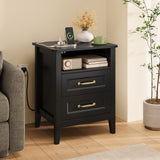 edroom Furniture Sets, Asofer 2 Nightstands, 5-Drawer Dresser & 6-Drawer Dresser, Queen Bed Frame, Black