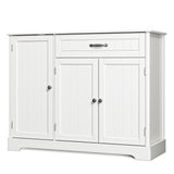 Asofer 55" Sideboard Buffet Cabinet with 4 Door 2 Drawer, Wood Storage Cabinet with Adjustable Shelves for Kitchen Dining Room, Gray (Copy)