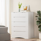 6-Drawer Dresser for Bedroom, Wood Drawer Chest Storage Cabinet for Living Room, Hallway, Entryway, Home Office - White