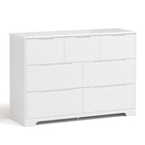 Asofer Bedroom furniture Sets, Includes 6 Drawer Dresser & 6 Drawer Dresser with Concealed Handle for Master Bedroom, White