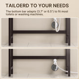 3-Shelf Over the Toilet Space Saver，Over the Toliet Storage - Dark Brown