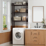 3-Shelf Over the Toilet Space Saver，Over the Toliet Storage - Dark Brown