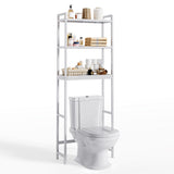 3-Shelf Over the Toilet Space Saver，Over the Toliet Storage - White