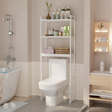 3-Shelf Over the Toilet Space Saver，Over the Toliet Storage - White