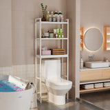 3-Shelf Over the Toilet Space Saver，Over the Toliet Storage - White