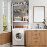 3-Shelf Over the Toilet Space Saver，Over the Toliet Storage - White
