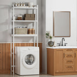 3-Shelf Over the Toilet Space Saver，Over the Toliet Storage - White