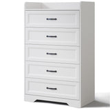 Bedroom Furniture Sets, Asofer White Room Set 6-Drawer Dresser & 6-Drawer Dresser for Bedroom