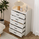 Bedroom Furniture Sets, Asofer White Room Set 6-Drawer Dresser & 6-Drawer Dresser for Bedroom