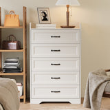 Bedroom Furniture Sets, Asofer White Room Set 6-Drawer Dresser & 6-Drawer Dresser for Bedroom