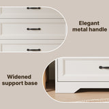 Bedroom Furniture Sets, Asofer White Room Set 6-Drawer Dresser & 6-Drawer Dresser for Bedroom