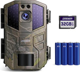 iZEEKER iG400 Trail Camera 4K 30fps 48MP, Game Cameras with Night Vision Motion Activated IP66 Waterproof, 0.1s Trigger Time, 2s PIR Interval for Wildlife Watching with 32GB SD Card and 4 AA Batteries